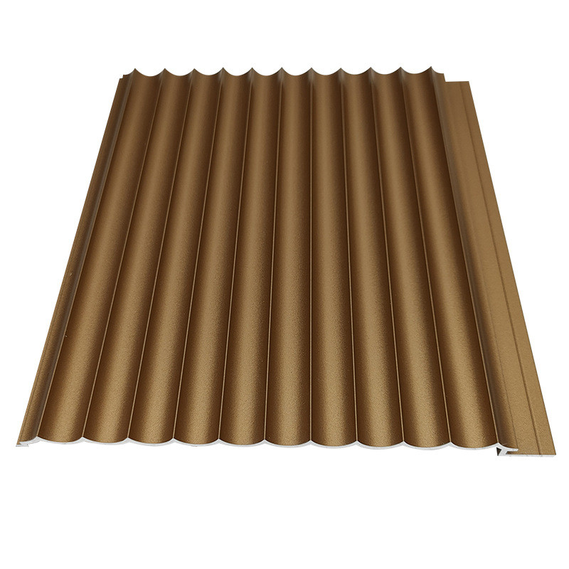 6060 Fireproof Corrugated Decorative Aluminum Plate For Ceiling House