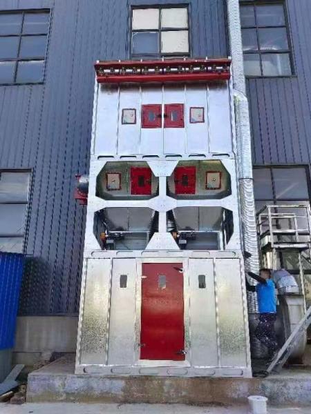 Airflow 1000-100000CMH Pulse Jet Bag Type Dust Collector Stainless Steel Carbon