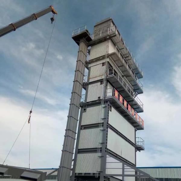 Buy cheap 160T Stationary Type Batch Mix Plant Manufacturer Spare Parts Road Construction Machinery from wholesalers