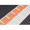 Buy cheap 70x30-34mm 2mil Orange Matte Water Resistant Polyvinyl Chloride Cable Label from wholesalers