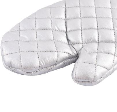 Buy cheap Anti Scratch Silver Oven Mitts Non Disposable Heat Transfer Printing from wholesalers