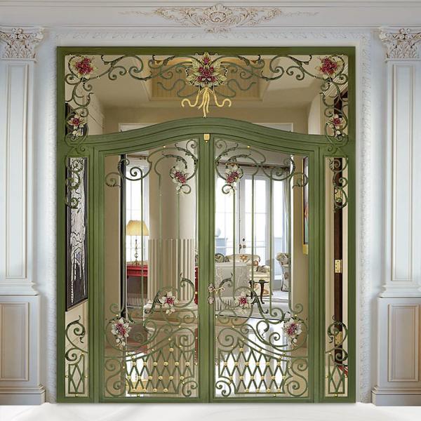 Buy cheap Wide Wrought Iron Fence Gates Hot Dip Galvanized Classic Anti Rust from wholesalers
