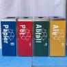 Buy cheap ISO14001 Certificate 4 Compartments 50L Industrial Recycling Bin from wholesalers