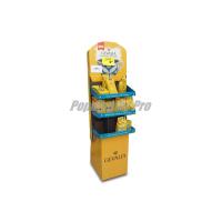 Buy cheap 3 Square Trays Paper Power Wing Display Recyclable for Gevalia Coffee product