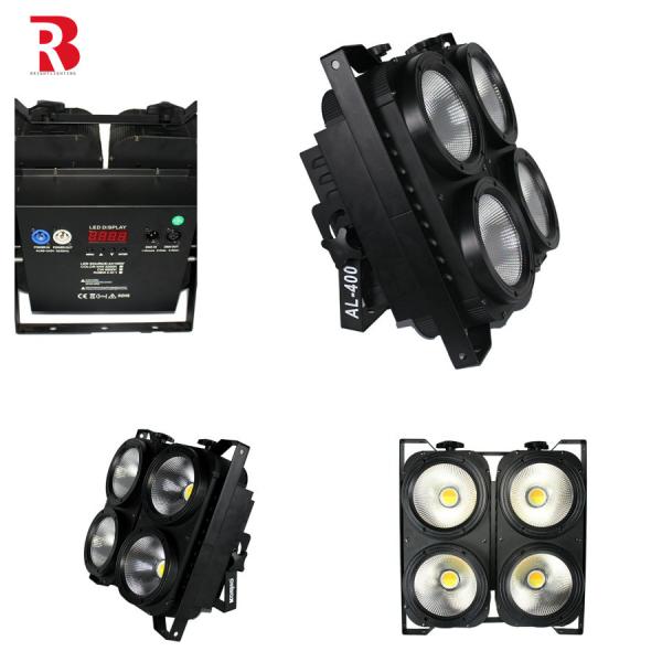 Strobe Led Audience Blinder Light 4x100w 4 Eyes Led Blinders For Studio Tv Film