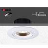 Buy cheap 11W White Round 90MM Adjustable LED Ceiling Spotlights For Corridor from wholesalers