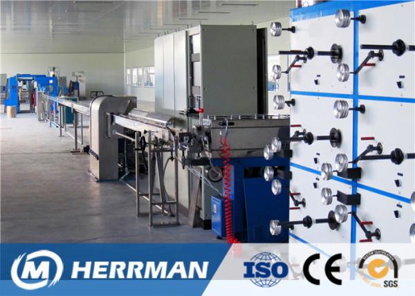 Buy cheap PLC Control 12/24 Fiber Optic Cable Production Line Secondary Coating Machine from wholesalers