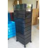 Buy cheap 5 Drawer Mobile Plastic Wooden File Cabinet 71*31.5*10.4cm from wholesalers