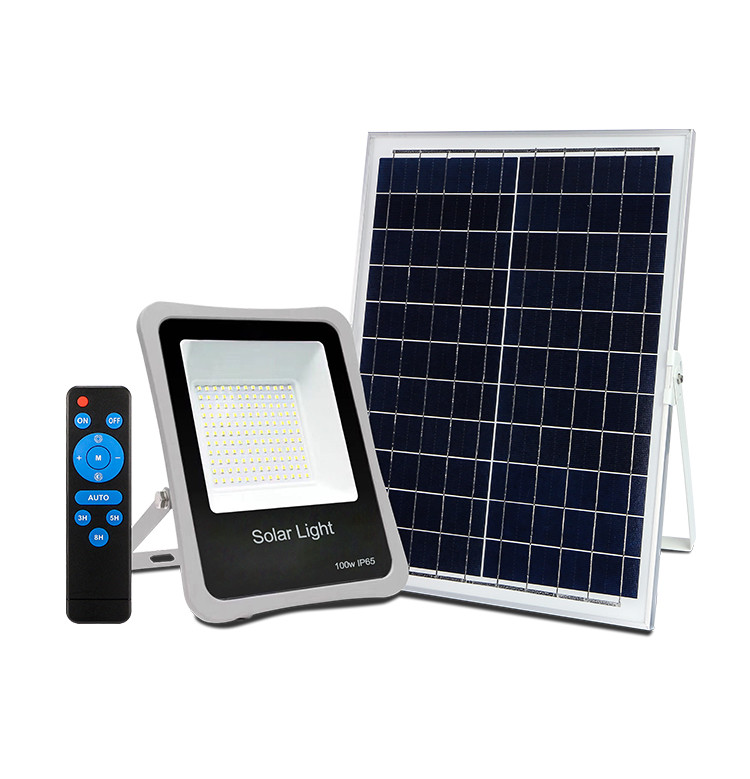 OEM Solar Flood Light Aluminum Housing Waterproof Wireless Outdoor Wallside Light