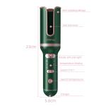 Ceramic Auto Wireless Hair Curler USB Rechargeable Automatic Durable