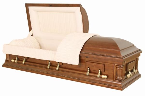 Buy cheap High Gloss Wooden Caskets American Design High Durability SGS Certificated from wholesalers