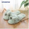 Buy cheap Anti Slip EVA Sole Womens Fuzzy Slipper With Grid Bottom from wholesalers
