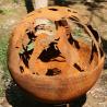 Buy cheap Outdoor Fire Ball Corten Steel Sphere Round Fire Pit With Manual Ignition from wholesalers
