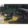 Buy cheap Whale Shaped Likelife Life Size Fiberglass Statues For City Plaza / Zoo Exhibition from wholesalers