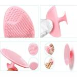 Facial Cleansing Silicone Brush Skin Blackhead Pore Cleaner Massager Scrub Face