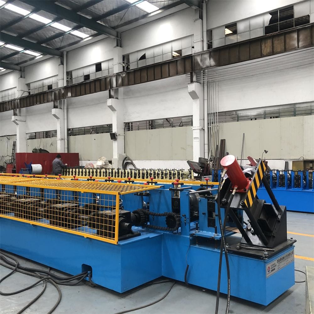 8m/Min Gearbox Drive 26 Rollers Galvanized Steel Beam Roll Formers