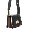 Buy cheap Fendi Id Flap Tricolor Black Leather Shoulder Bag 8BT328 Includes Dust Bag from wholesalers