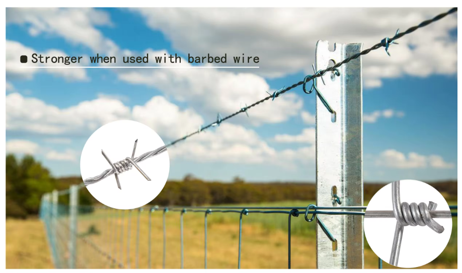 The Inner Wire Is 1.8Mm Farm Fence / Cattle Fence Netting / Grassland Fence Farm Fence Manufacturers Direct Selling