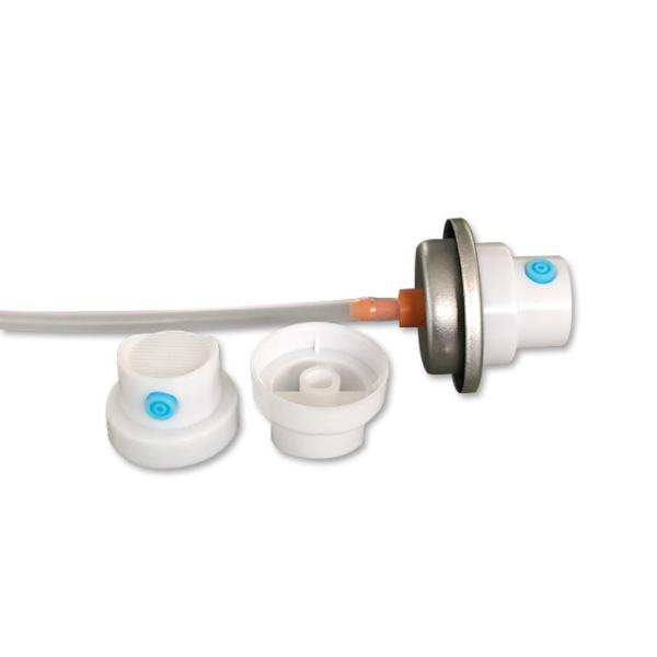 Anti Rust Tinplate Aerosol Can Valve And Nozzles For 200ml -450ml Spray Cans