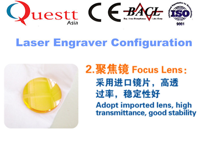 Stepper Motor CO2 Laser Engraving Machine 1-1000mm/S For Cardboard / Chipboard