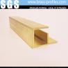 Buy cheap Special Shaped Copper Alloy Extrusion Brass Door Window Frame Profiles from wholesalers