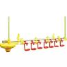 Buy cheap Feed Pan 45-60 Chicken Poultry Farm Equipment Long Service Life from wholesalers
