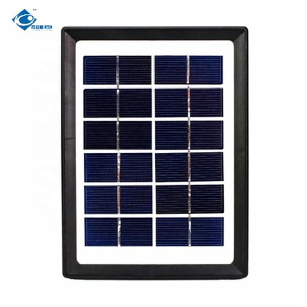 Buy cheap 6V Photovoltaic Portable Solar Panel ZW-2.5W-6V Mini Glass Laminated Solar Panels 2.5W from wholesalers