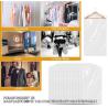 Buy cheap Plastic Garment Bags Clear Dress Covers For Hanging Transparent Dry Cleaning Bags Dust-Proof Garment Covers from wholesalers