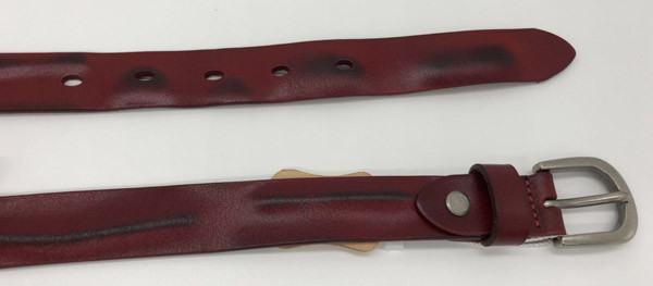 Embossed Womens Genuine Leather Belt 2.8cm Width With Zinc Alloy Buckle