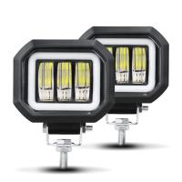 Buy cheap Square 59pcs 30W 24V Motorcycle Offroad LED Fog Lights product