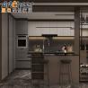 Buy cheap Maple Plywood Kitchen Cabinet Set with Wall Cabinet Affordable and Durable from wholesalers