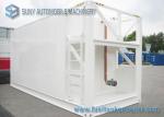 Mobile stainless steel tanker trailers Diesel / Gasoline 27000L 20 Feet