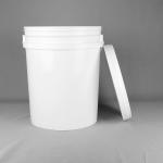 Plastic White Round Paint Bucket 20L