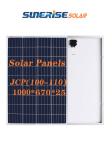 1000*670*25mm 7KG 100W 110W TUV 18V Solar Panel
