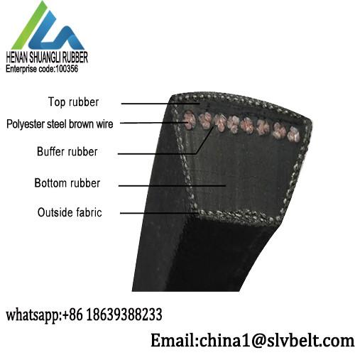 Buy cheap Transmission Rubber SPA V Belt Zero Elongation Flex Resistance from wholesalers