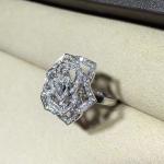 Piaget Rose Ring High End Custom Jewelry 18K White Gold Set With Diamond