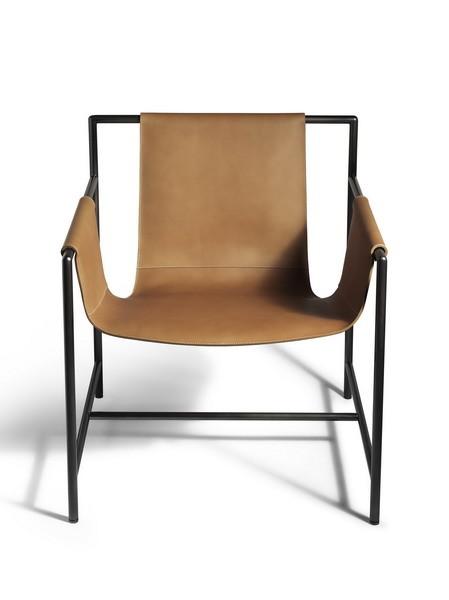 Buy cheap Ming’s Heart Easy Fiberglass Arm Chair Tanned Leather Material 50*48*73cm from wholesalers