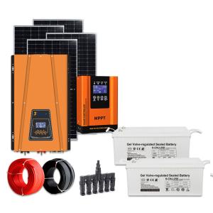 China Complete 8kw Solar System Kit Single Phase Adjustable AC Voltage Off Grid Inverter on sale