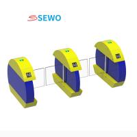 Buy cheap Mini Boon Edam Full Height Turnstile Security Systems Barcode Card Swing product