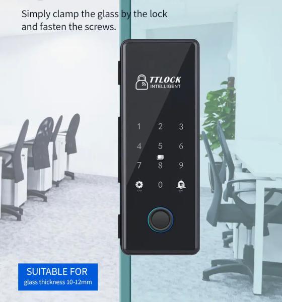 Buy cheap TTLock Punch Free Office Digital Door Lock Biometric Smartphone Card Code Access from wholesalers