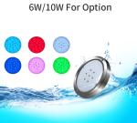 Stainless Steel Swimming Pool RGB Lights Color Changing Acid Proof SMD2835