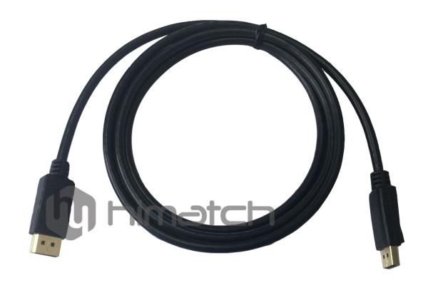 Buy cheap Black DisplayPort 1.2 Cable Length Customized With Latches REACH Compliant from wholesalers