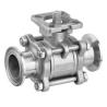 Buy cheap Full Port Stainless Steel Ball Valve With Clamp Ends 1000WOG Floating Ball from wholesalers