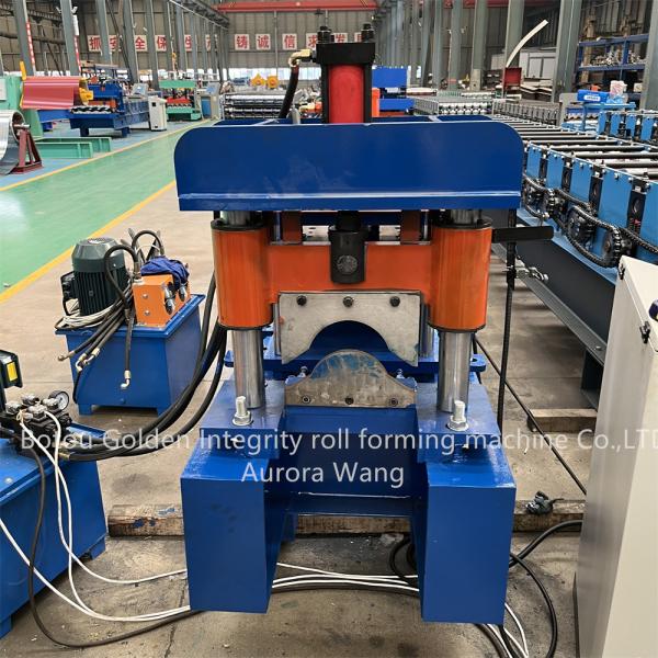 Good Quality Roof Flashing Roll Forming Machine Ridges Making Cover Metal