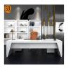 Buy cheap Easy Repairable Solid Surface Furniture Boss L Shaped Work Table from wholesalers