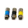 Buy cheap Waterproof BNC Male Compression Connector For RG59 Cable Gold / CCTV Connector from wholesalers