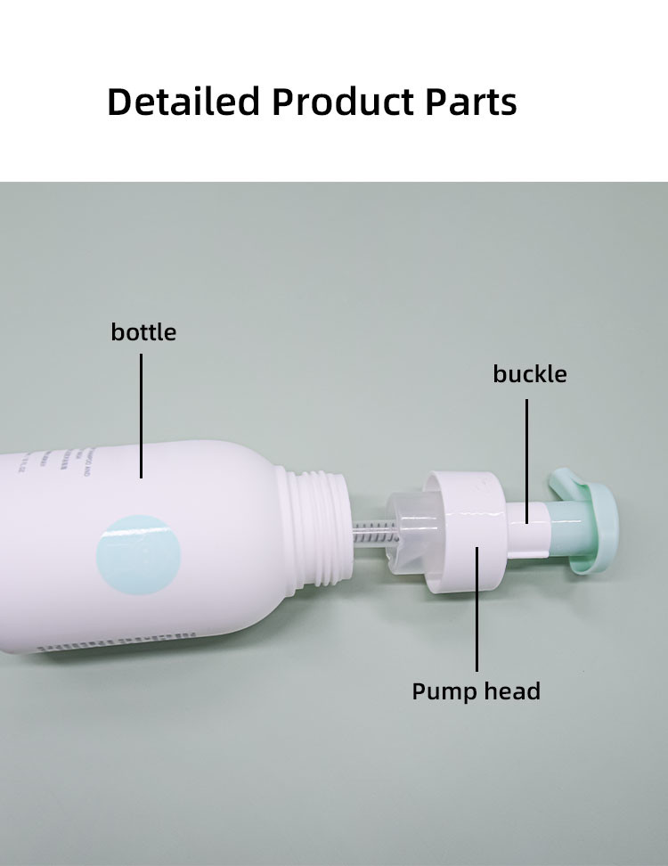 300ml HDPE/HDPE+LDPE/Soft Touch Empty Foam Pump Bottles Liquid Soap Pump UKF18