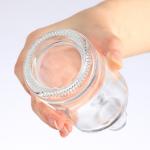 100ml Transparent Glass Bottle for White Wine Concave Bottom and Screw Cap