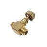 Buy cheap 1/4 NPT Male * 1/4 NPT Male Brass Needle Valve High Pressure from wholesalers