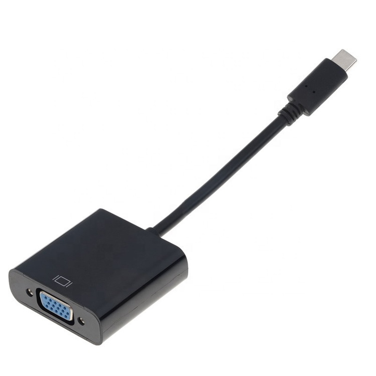 1080 P 4K USB Type C to VGA Converter Adapter for PC Computer Laptop